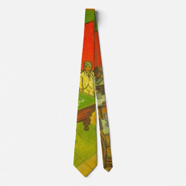 Night Cafe by Vincent van Gogh Tie (Front)