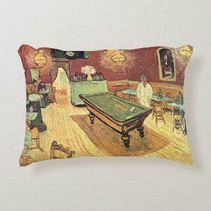Night Cafe, Place Lamartine by Vincent van Gogh Accent Pillow