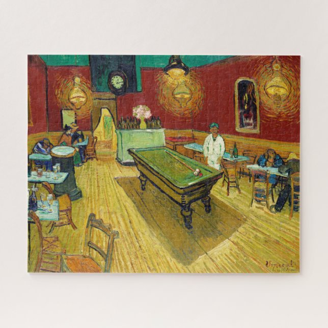 Night Cafe - Vincent van Gogh Painting Art Jigsaw Puzzle (Horizontal)