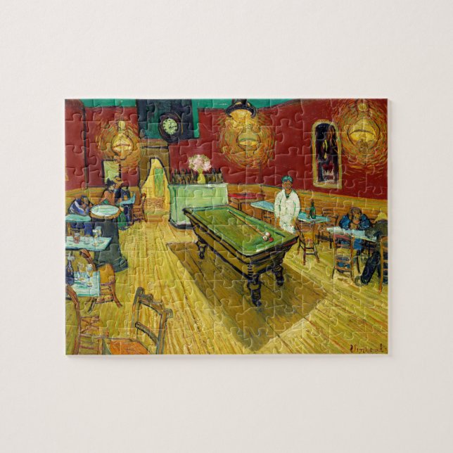 Night Cafe - Vincent van Gogh Painting Art Jigsaw Puzzle (Horizontal)