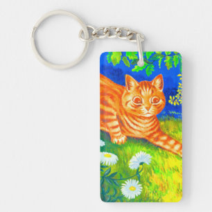 Night Cat Keychain