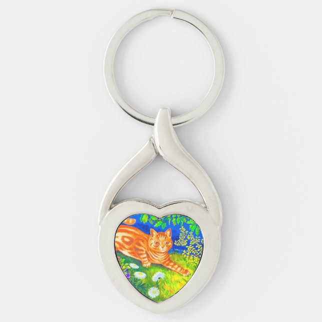 Night Cat Keychain (Front)