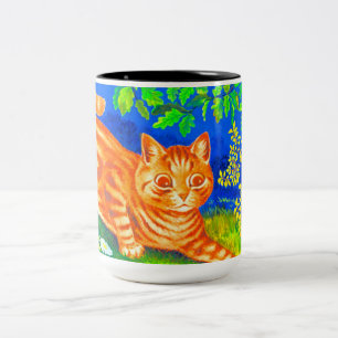 Night Cat Two-Tone Coffee Mug