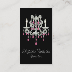 Night Chandelier ~ Business Card