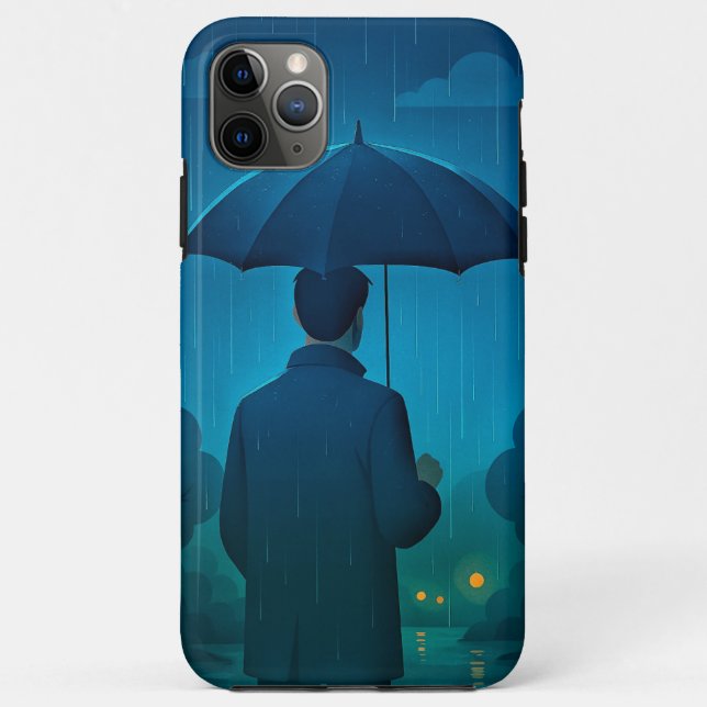 Night City Skyline Case-Mate iPhone Case (Back)