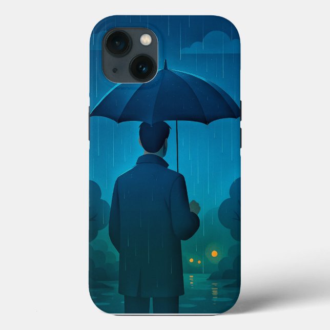 Night City Skyline Case-Mate iPhone Case (Back)