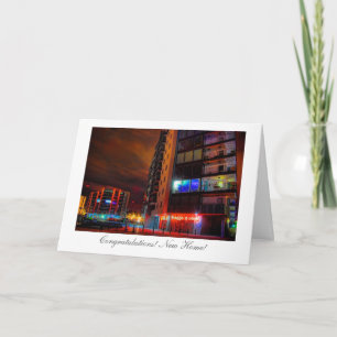 Night Cityscape - Congratulations on your New Home Card