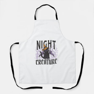 Night Creature Funny Halloween Cat Apron