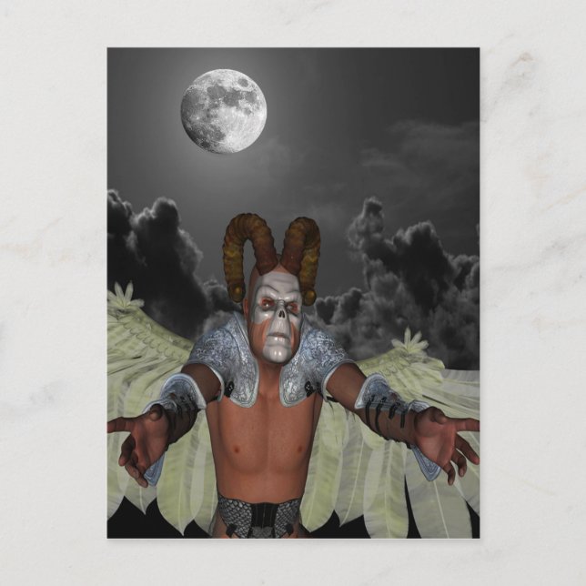 Night Demon Postcard (Front)