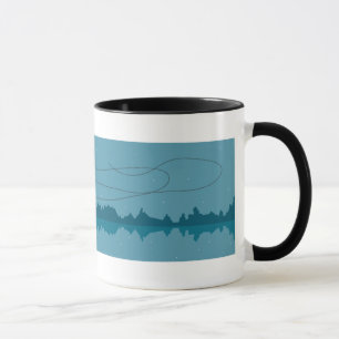 Night Fishing Under a Full Moon Mug