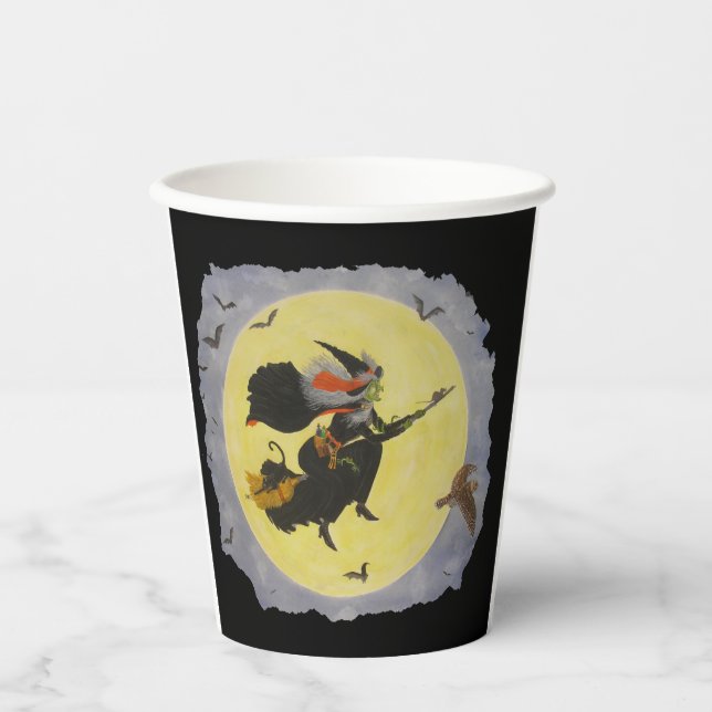 "Night Flight!" Paper Cups (Front)