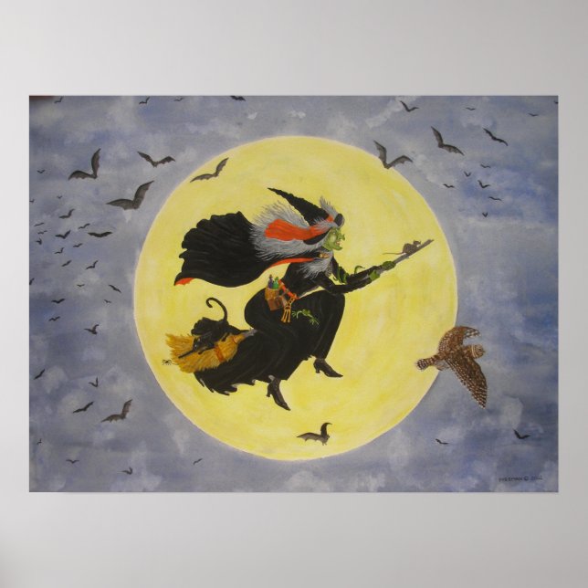 "Night Flight!" Poster (Front)