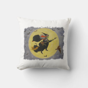 "Night Flight!" Throw Pillow