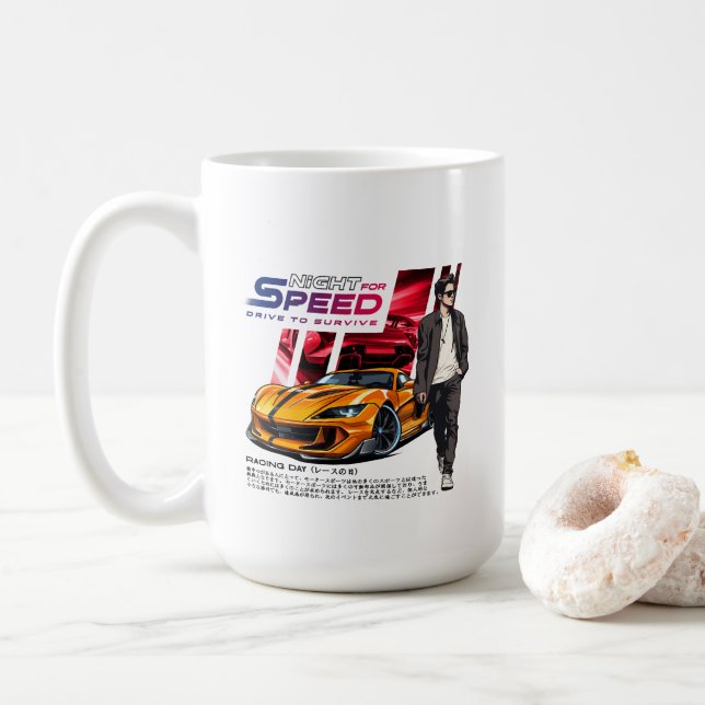 Night for Speed | 15# Classic Mug (With Donut)