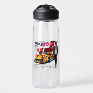 Night for Speed 25oz Water Bottle