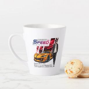 Night for Speed Latte Mug