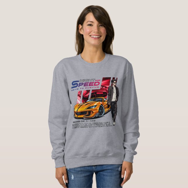 Night for Speed | Women's Sweatshirt (Front Full)