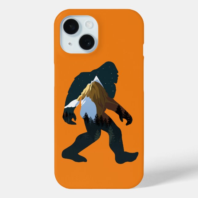 Night Forest Bigfoot Case-Mate iPhone Case (Back)