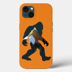 Night Forest Bigfoot iPhone 13 Case