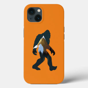 Night Forest Bigfoot iPhone 13 Case