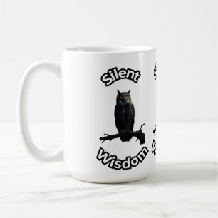 **Night Forest Owl – Realistic Nocturnal Owl Illu Coffee Mug