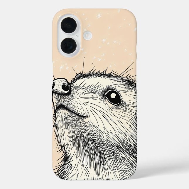 Night Fox Geometry Case-Mate iPhone Case (Back)
