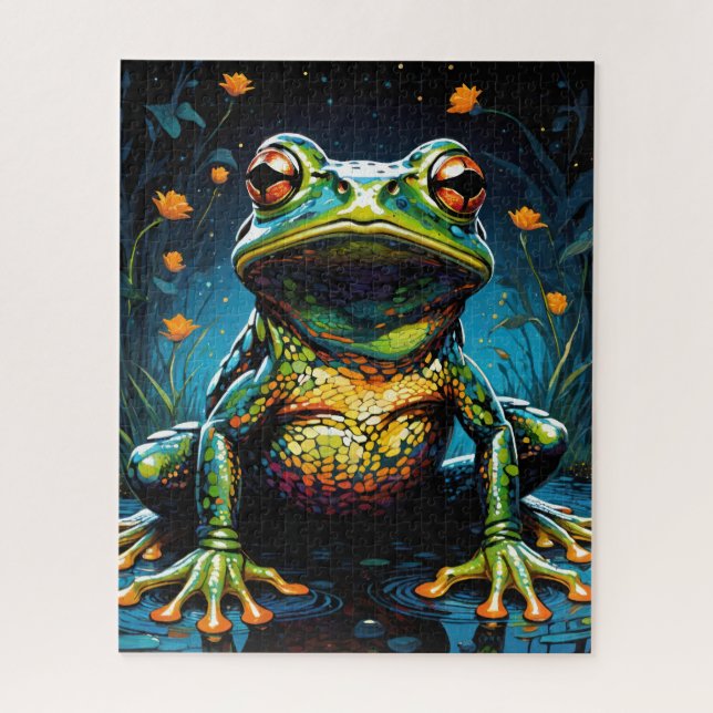 Night Frog Jigsaw Puzzle (Vertical)