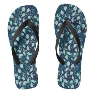 Night garden flip flops