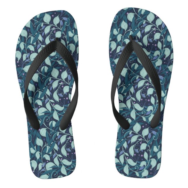 Night garden flip flops (Footbed)