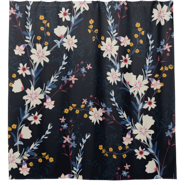 Night Garden Floral Navy Pattern (Front)