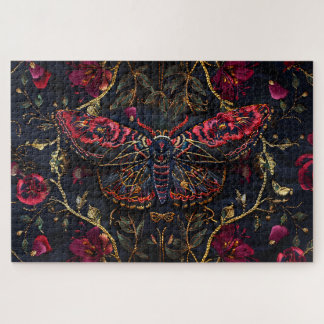 Night Garden Moth Jigsaw Puzzle