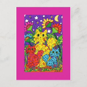 Night Garden Postcard