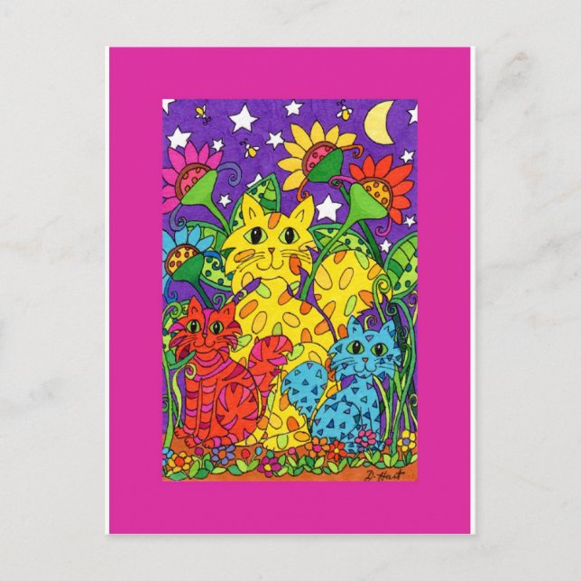 Night Garden Postcard (Front)