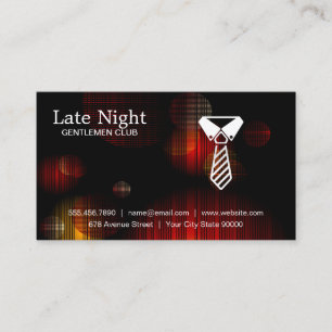 Night Glow Business Suit Business Card