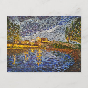 Night, Hanley from Etruria. Stoke-on-Trent Postcard