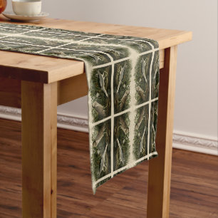 Night Heron, Qua Bird, Audubon's Birds of America Short Table Runner