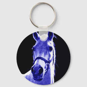 Night Horse Keychain