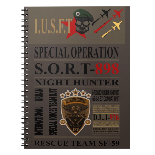 Night Hunter Notebook (Front)