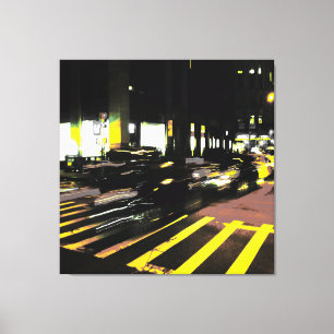 Night in Manhattan Canvas Print