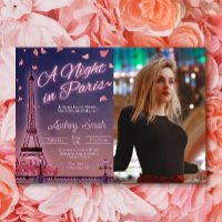 Night in Paris - Birthday with Photo