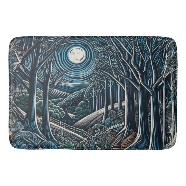 Night in the Woods Bath Mat (Front)