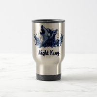Night King - Howling Wolf with Moon