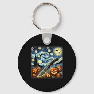 Night Knife Chef Halloween Keychain