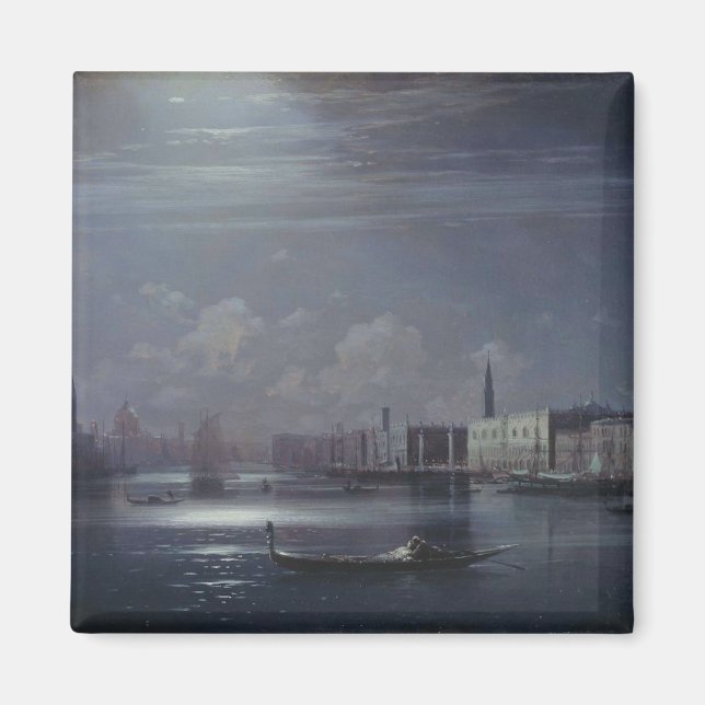 Night Landscape in Venice (Italian City) Magnet (Front)