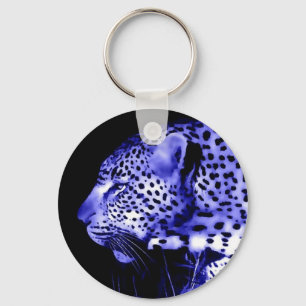 Night Leopard Keychain
