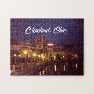 NIGHT LIFE ON LAKE ERIE  JIGSAW PUZZLE