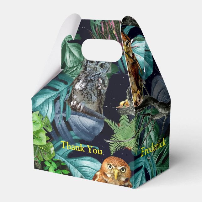 Night-live party celebration theme favor box (Front Side)