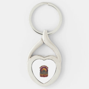 Night Living Dead Halloween Haunted House Witch Sk Keychain