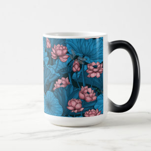 Night lotus garden magic mug