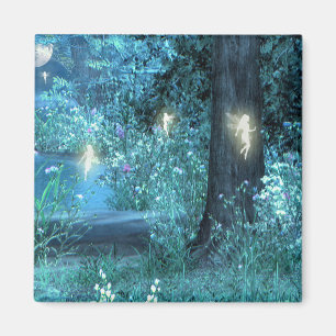 Night magic fairy flight Magnet
